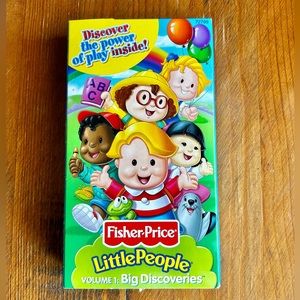 Fisher-Price Little People, Big Discoveries Volume 1 ( VHS 2000 ) Like NEW